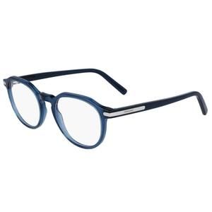 New Salvatore Ferragamo SF-2955N 414 Crystal Navy Blue Eyeglasses 51/20/145